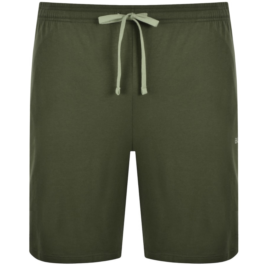 BOSS Mix And Match Jersey Shorts Green | Mainline Menswear us
